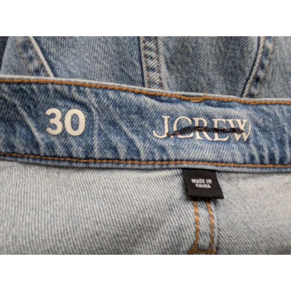 J. Crew Wide Leg Denim Trouser Chambray Blue Size 30‎ NWT $158 BP482 - Picture 4 of 7